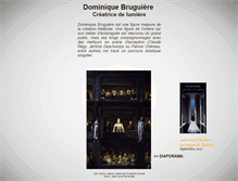 Tablet Screenshot of dominique-bruguiere-lumiere.com